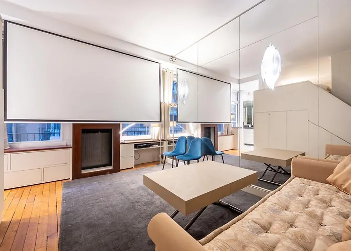 Elegant Avec Mezzanine Porte Des Ternes דירה *